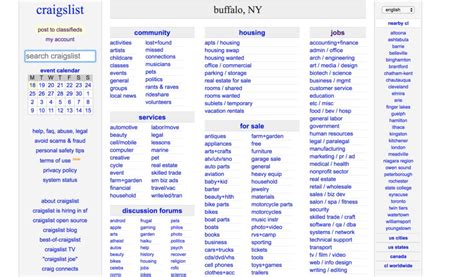 craigslist in buffalo new york|More.